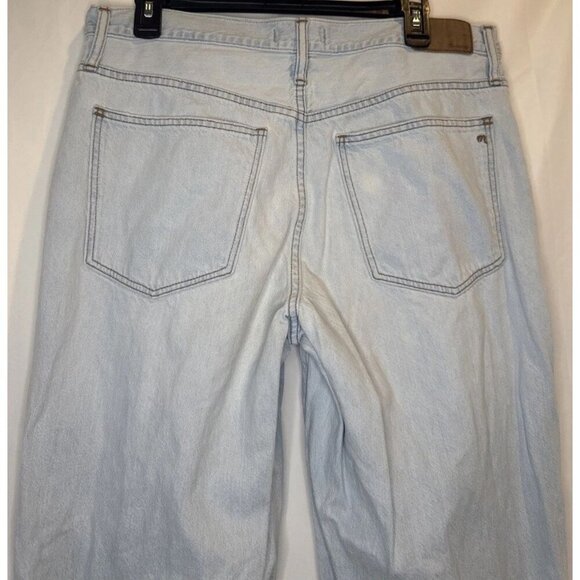Madewell Women's The Slouchy Boyjean Light Wash Distressed Jeans Sz 30 - Picture 7 of 13